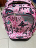 NEW TILAMI新款拉桿書(shū)包初中生小學(xué)生18吋男女生32升超低音六輪可爬樓 粉色巴黎-18寸【32升-4年級以上 曬單實(shí)拍圖