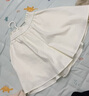闊色（kuose）白色裙褲寬松休閑褲女裝2025春夏季新款肌理感高腰顯瘦短褲 杏色 L /L 曬單實拍圖