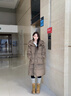 雅鹿中長(zhǎng)款羽絨服女連帽可拆卸2025秋冬新款可露麗時(shí)尚百搭保暖外套 日曬棕 S 建議80-110斤 曬單實(shí)拍圖