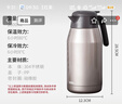 膳魔師（THERMOS） 保溫壺家用大容量辦公熱水瓶暖壺2L男女不銹鋼真空水壺 THS/THX THS-2000淺銀紅 2L 曬單實拍圖