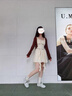 ZHR德訓鞋女復古拼色內(nèi)增高女鞋百搭時尚休閑鞋子女AB158 灰色 37 曬單實拍圖