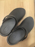 卡駱馳crocs舒樂洞洞鞋沙灘鞋男鞋包頭女鞋拖鞋|209964 黑色-001 43 (270mm) 曬單實拍圖
