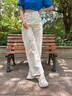 妙麗（Millies）品牌小眾松糕厚底老爹鞋女2025新款網(wǎng)面透氣運(yùn)動鞋輪胎底休閑女鞋 米色 37 曬單實(shí)拍圖