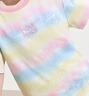 MiniPeace太平鳥(niǎo)童裝夏新女童短袖T恤FBCNF2411 粉紗紫 160cm 曬單實(shí)拍圖