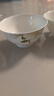 厚秀堂景德鎮(zhèn)骨瓷碗碟盤套裝家用組合新款陶瓷餐具中式簡(jiǎn)約飯碗面碗 5英寸高腳碗（2個(gè)）百合花 曬單實(shí)拍圖