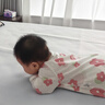 童泰（TONGTAI）嬰兒短袖包屁衣夏季純棉寶寶連體衣新生兒三角哈衣爬服綠色66cm 曬單實(shí)拍圖