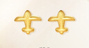 金至尊（3D-GOLD)紙飛機(jī)999足金耳釘新款黃金耳釘簡(jiǎn)約黃金耳飾送女友按克計(jì)價(jià) 金重0.65克（配珠寶禮盒） 曬單實(shí)拍圖