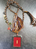 柚霓五路財(cái)神項(xiàng)鏈藏式手工編織八股編織吊墜項(xiàng)鏈繩唐卡掛繩佛牌吊墜繩 五路財(cái)神項(xiàng)鏈繩 曬單實(shí)拍圖