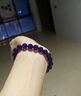 奧洛黛婭100%天然紫水晶手鏈烏拉圭高級真原石手串招財轉運男女九紫離火  【珠寶級】天然紫水晶10mm 曬單實(shí)拍圖