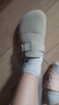 優(yōu)調(diào)勃肯鞋休閑女士一腳蹬包頭拖鞋細(xì)纖維面懶人外穿拖鞋 燕麥色 36 曬單實(shí)拍圖