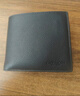 蔻馳（COACH）【品牌直供】男士短款折疊錢包卡包黑色皮革CR911BLK 曬單實(shí)拍圖