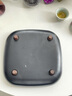 唐豐竹制茶盤家用創(chuàng)意小型儲(chǔ)水式干泡茶臺(tái)功夫茶具一人用茶托盤瀝水盤 峰巒正方形茶盤(黑)25cm 曬單實(shí)拍圖