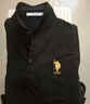 U.S. POLO ASSN.保羅POLO衫男夏季商務(wù)休閑短袖桑蠶絲涼感T恤男上衣父親節(jié)黑色2XL 曬單實(shí)拍圖
