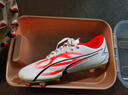 彪馬（PUMA）官方 新款兒童天然草坪足球鞋長(zhǎng)釘U(kuò)LTRA PLAY FG/AG JR 107530 白-黑色-火紅色-01 35 曬單實(shí)拍圖