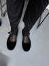 意迪森老北京布鞋女工作鞋透氣軟底輕盈高回彈久站不累腳舒適防滑超耐磨 黑色 35 (225mm) 曬單實(shí)拍圖