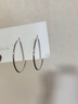 花有心柿金屬圈圈耳飾女養(yǎng)耳洞耳釘素圈耳環(huán)2025新款高級感耳圈耳墜耳飾品 【銀色大號】氣質(zhì)圓圈耳環(huán) 曬單實拍圖
