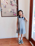 WVD女童洋裝2025新款大童公主裙夏季超好看薄款夏天dresses 灰色:2557款POIO領(lǐng)百褶連衣裙 120 cm:建議身高115cm左右 曬單實拍圖