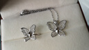周生生（CHOW SANG SANG）鉑金吊墜蝴蝶吊墜(不含項鏈)85860P 曬單實(shí)拍圖