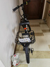 都市螳螂CMSBIKE親子折疊自行車(chē)超輕便攜變速男女遛娃自行單車(chē)折疊腳踏車(chē) 出口版【珍珠白+兒童座椅含車(chē)筐 20英寸 曬單實(shí)拍圖
