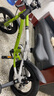 361°兒童自行車(chē)3-6-8-10-12歲男女小孩學(xué)生單車(chē)雙剎車(chē)腳踏輔助輪禮物 T1一體輪【探險綠】高碳鋼車(chē)架/雙碟剎 14寸（身高約95-115cm） 曬單實(shí)拍圖