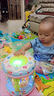梵達(dá)森（FAN DA SEN）手拍鼓嬰兒0一1歲玩具寶寶音樂拍拍鼓早教益智2-3兒童6個(gè)月以上九 【USB充電】大號(hào)木馬鼓-藍(lán)(672個(gè)內(nèi)容) 曬單實(shí)拍圖
