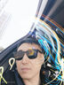 雷朋（RayBan）太陽(yáng)鏡 炫酷潮搭方框墨鏡黑色時(shí)尚氣質(zhì)偏光遮陽(yáng)鏡 RB4391開(kāi)學(xué)季 601/81-65-偏光黑框深灰色鏡片 曬單實(shí)拍圖