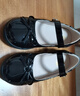 百麗 童鞋女童黑皮鞋春秋軟底兒童學(xué)生鞋中大童演出鞋單鞋 深黑34 曬單實(shí)拍圖