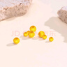 吾皇老金黃金小金珠純金足金999古法手鏈小金珠手串DIY配件散珠投資收藏 約0.12g 曬單實(shí)拍圖