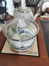 益茶福全自動(dòng)上水電熱水壺底部上水嵌入式茶臺(tái)功夫茶燒水壺飲水燒水一體機(jī)抽水玻璃煮茶壺保溫泡茶壺 SQ-008金色玻璃套裝 1L 曬單實(shí)拍圖