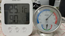 德力西電氣（DELIXI ELECTRIC）室內(nèi)溫濕度計嬰兒老人兒童禮物生日禮品臺掛兩用家用免電池大表盤 曬單實拍圖