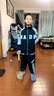 G.DUCKKIDS男童春秋裝套裝2024新款中大童兒童男孩洋氣棒球服酷帥運動春季潮 黑色【2件套】 160碼 適合身高145-155厘米 曬單實拍圖