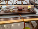 瀾春江 茶盤輕奢簡約胡桃木實木家用功夫茶具現(xiàn)代家居原木干泡臺茶托盤 胡桃木茶盤【帶下水】 大號【82*25】 曬單實拍圖