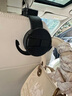 米囹車(chē)載后排手機支架頭枕汽車(chē)內后座掛鉤座椅固定支撐車(chē)看電視U   夾子款 黑【1個(gè)裝】 曬單實(shí)拍圖