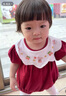 G.DUCKKIDS小黃鴨嬰兒包屁衣春秋長袖新生兒連體衣女寶寶公主滿月周歲哈衣 酒紅色夏款 加襪子 66cm 尺碼建議0-3個(gè)月8-12斤 曬單實(shí)拍圖