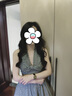 UR2025夏季新款女裝設(shè)計感掛脖格紋打攬無袖連衣裙UYU750104 曬單實拍圖
