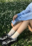 TUTORGOOSE涼感冰冰襪子女款堆堆襪四季薄款2025新款爆款白色莫代爾無骨中筒 組合七（米色+白色+白色+黑色+黑色） 5雙裝 35-39均碼 【莫代爾/不掉不勒/無骨】 曬單實(shí)拍圖
