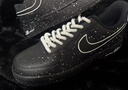 耐克（NIKE）球鞋定制 Air Force1AF1空軍一號(hào)酷黑滿(mǎn)天星高街低幫男女板鞋 酷黑滿(mǎn)天星 定制款不支持退換 1 41 假一賠十 曬單實(shí)拍圖