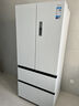 美的（Midea）M60系列520純平全嵌法式多門四開門家用冰箱超薄雙系統(tǒng)雙循環(huán)大容量國家補(bǔ)貼BCD-520WUFPZM(E)白 曬單實(shí)拍圖