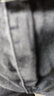 花花公子高品質(zhì)牛仔褲男士裝春秋季商務(wù)休閑修身直筒小腳褲彈力休閑長(cháng)褲子 2061灰色 32 曬單實(shí)拍圖
