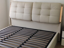 芝華仕（CHEERS）電動(dòng)儲物皮床現代簡(jiǎn)約主臥大床雙人軟包床芝華士月亮島C632白1.8m 曬單實(shí)拍圖