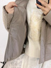 安踏（ANTA）關(guān)曉彤同款速暖羽絨服女四格三防外套保暖連帽棉服 基礎(chǔ)黑-9 M /女165 曬單實(shí)拍圖