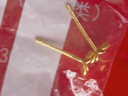 中國黃金（CHINA GOLD）三葉草足金耳釘女款花朵黃金耳飾品針情人節(jié)生日禮物送女友老婆 【今/次日達(dá)】三葉草耳釘 約0.5g 曬單實(shí)拍圖