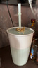 星巴克（Starbucks）薄荷綠陶瓷吸管杯600ml皇冠杯蓋大容量水杯子咖啡杯生日畢業(yè)禮物 曬單實拍圖