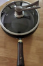 三四鋼章丘大肚鐵鍋炒菜小鐵鍋已開(kāi)鍋無(wú)涂層平底燃氣灶電磁爐28cm 38532 曬單實(shí)拍圖