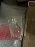 容山堂釋水 手繪玻璃公道杯 加厚錘目耐熱分茶器大號茶碗功夫茶具 錘目手繪公道杯-梅花 曬單實(shí)拍圖