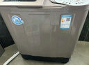 揚(yáng)子洗衣機(jī)半自動大容量家用雙桶雙缸洗衣機(jī)脫水雙筒 9公斤玻璃面板-小型款 曬單實拍圖