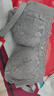 貓人蕾絲內(nèi)衣女【小胸聚攏顯大】無鋼圈調(diào)整上托防下垂性感文胸灰80B 曬單實拍圖