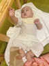 葉余寶寶夏季衣服短袖套裝嬰兒薄款T恤短褲兩件套男女童半袖童裝 白色 73 建議12-16斤 曬單實(shí)拍圖