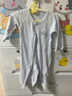 貝瑞加（Babyprints）寶寶連體衣純棉嬰兒夏季衣服兒童家居睡衣薄款爬服A類(lèi)柔軟 藍90 曬單實(shí)拍圖