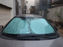 豐田汽車(chē)遮陽(yáng)擋板防曬隔熱車(chē)窗遮光簾檔罩車(chē)內前擋風(fēng)玻璃遮陽(yáng)傘布 豐田卡羅拉 曬單實(shí)拍圖
